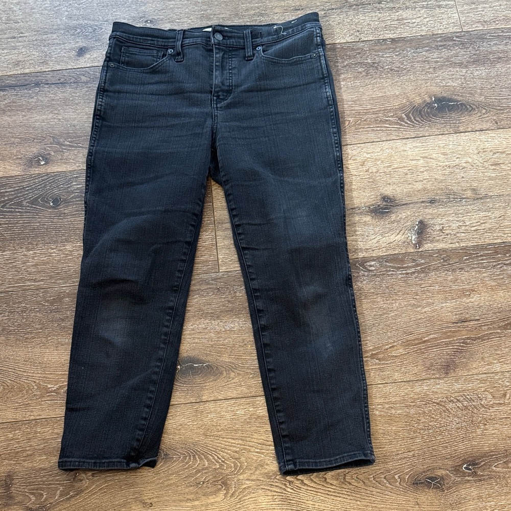 Madewell black jeans stovepipe‎ 30P